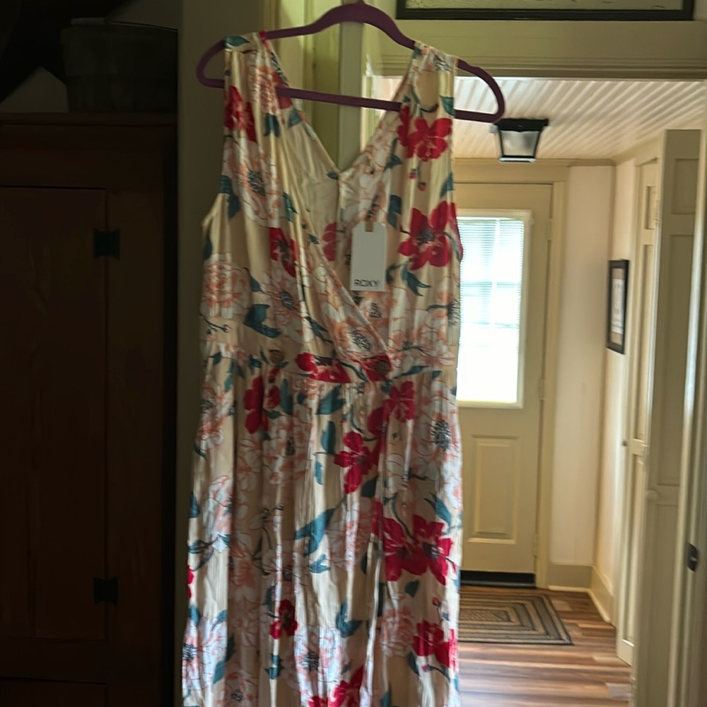Roxy in the mood wrap floral Dress